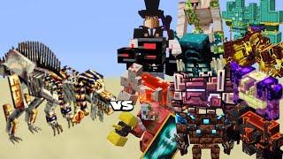 Minecraft:Ultimate Showdown-Ancient remnant vs 10 bosses fight!