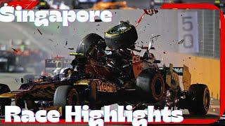 F1 2012 Singapore Grand Prix Extended Highlights