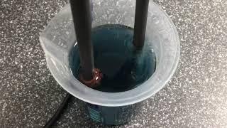 Electrolysis of Copper Sulfate using Inert Electrodes