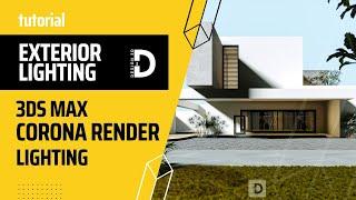 3ds Max + Corona Render | Exterior daylight lightning