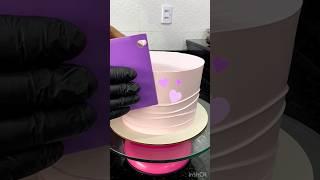 Easy wave design #cakedecorating #video #tutorial #cake #shorts #cakedesign #bts #yshorts #cakeart