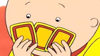 Funny Animated Cartoons 🃏 Caillou Plays Cards 🃏 Caillou Holiday Movie | Cartoons for Kids