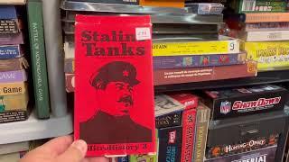 Bill plans  the next game and takes YOU on a tour to the Board War Game Collection how to organize