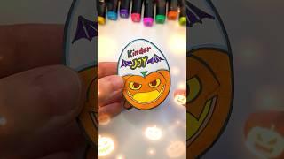 Halloween DIY Kinder Joy with Paper | Paper Craft Ideas #shorts #papercraft #halloween