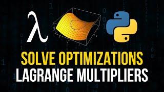 Solve Optimization Problems with Lagrange Multipliers in Python