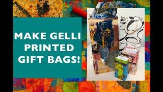 Make a Gelli Print Gift Bag