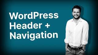 Abstände für Wordpress Header + Navigation (Gutenberg Editor + Block-Theme)