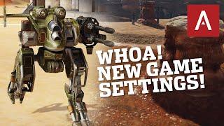 War Robots Remastered - WHOA! New Game Settings (with high graphics) | WR Early Test Server Info