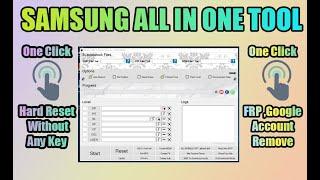 Samsung All In One Tool |Hard reset in MTP Mode | One Click FRP All Android