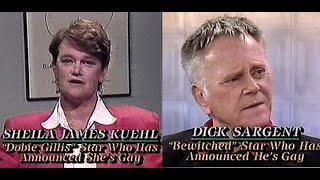 Dick Sargent & Sheila Kuehl 11-1-91 daytime TV talk show