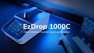 Introducing EzDrop 1000C Micro-Volume / Cuvette UV/Vis Spectrophotometer │Blue-Ray Biotech