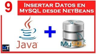 Insertar Datos en MySQL desde NetBeans [NetBeans con MySQL] [9/25]