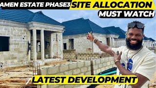 Amen Estate phase3 update: Allocation & Bungalows Update : land for sale in ibeju lekki