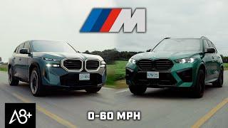 BMW SUV Battle | X5 v X6 M60i v XM v X5M Competition | 0-60 MPH