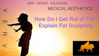 VERY PATIENT EDUCATION COSMETIC DERMATOLOGY. Explain fat sculpting.