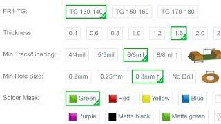 How to design cheaper PCB? What the parameters on PCB manufacturer website mean?