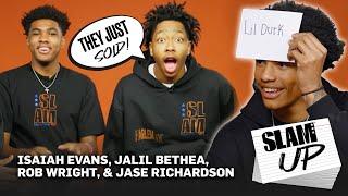 These Teammates WERE BEEFING  Isaiah Evans, Jalil Bethea, and MORE!  | SLAM UP