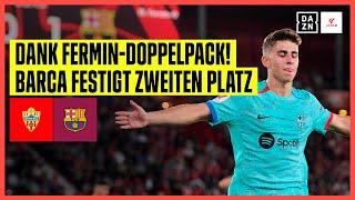 Fermin Lopez trifft doppelt! Barca souverän: Almeria - FC Barcelona | LaLiga | DAZN Highlights