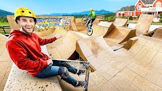 We Rode the Most insane Backyard Skatepark!