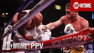 Canelo Alvarez KOs Caleb Plant With Crazy Uppercut | SHOWTIME PPV