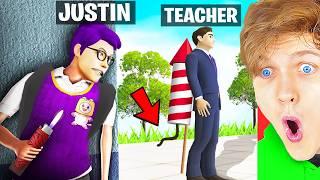 MOST INSANE LANKYBOX SCHOOL CHALLENGES! (BAD GUYS AT SCHOOL, BASH THE TEACHER & MORE!)