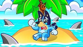 BLUEY IS STUCK ON A DESERT ISLAND! 