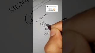 G stylish and crazy signature  comment your name #signature #calligraphy #shorts #handwriting #logo