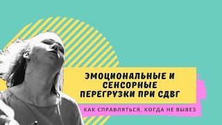 Сенсорные и эмоциональные перегрузки при СВДГ: как быть, если это случилось