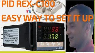 How to setup and use the PID REX-C100 TEMPERATURE CONTROLLER