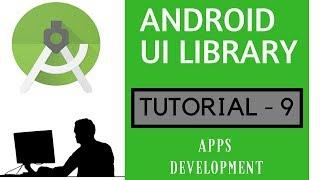 Android UI Library -9 |  Create Progress Button on Android | Stylish View |App development |Tutorial