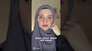 Gamze Özçelik Şal bağlama stili     #hijab #tesettür #salbaglamavideolari #islam