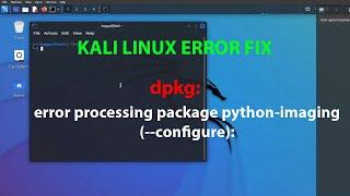 LINUX EROR FIX: dpkg: error processing package python-imaging