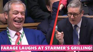 Watch how Reform UK’s MPs burst into laughter when Keir Starmer is grilled in Parliament