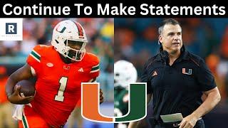 Miami vs USF Instant Reaction | Miami Hurricanes Continue To Make Statements