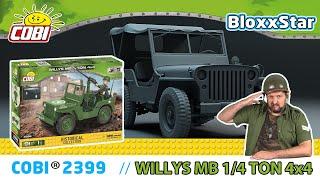 COBI® 2399  WILLY MB 1/4 TON 4x4   Unboxing, Build, Fakten, Review, Fazit  |  BlxStr | ️ 4K