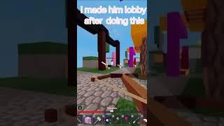 I made him lobby after doing this #notdragonaa #shorts #fyp  #roblox