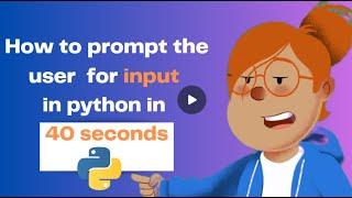 How to prompt the user for input in python in 40 seconds