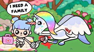 The Unicorn I Saved Became My Mom  | Sad Toca Boca Story | Toca Life World