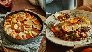 HEALTHY RECIPES | Thanksgiving Special | Hearty Vegan Lentil Pie and Festive Mulled Wine