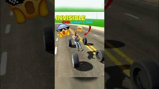 Invisible Car Cheat Code  In Indian bikes driving 3d  #shorts #ytshorts #gaming #viralvideo #gta5