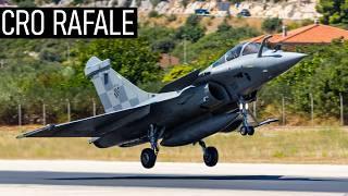 Croatian Air Force - Dassault Rafale C Touch and Go & Low Flyby! - Split Airport SPU/LDSP