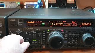 Yaesu FT1000 Mk V Field,what an absolute thrill to use!!!!