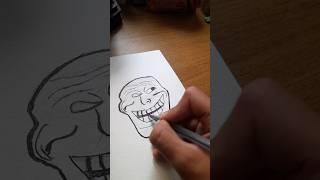 Troll face drawing#art #drawing #shorts #shortsfeed #trending #viralshort # troll face#NAKSH ART