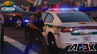 Miami Dade Police Patrol in a Realistic Florida Based Fivem Server | Florida Coast Roleplay