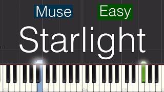 Muse - Starlight Piano Tutorial | Easy