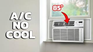 Window AC Not Turning On or Cooling - Most Common Reason Why