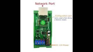 RS485 Modbus RTU TCP to Ethernet Network UDP TCP Client Server MQTT Converter