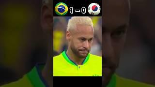 Brazil  4-1 South Korea   | Fifa World Cup 2022 | Highlights #shorts #football #youtube