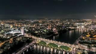 Dronelapse: Basel Wettsteinbrücke to Münster