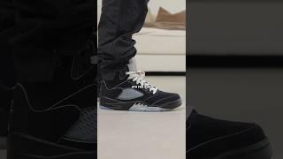 Wearing the Jordan 5 Black Metallic Reimagined
